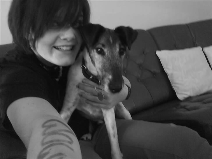 Glathåret foxterrier Ricko - Mig og Ricko ! :´D billede 1