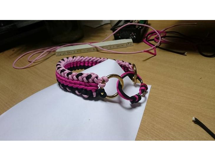 Paracord hundehalsbånd billede 0