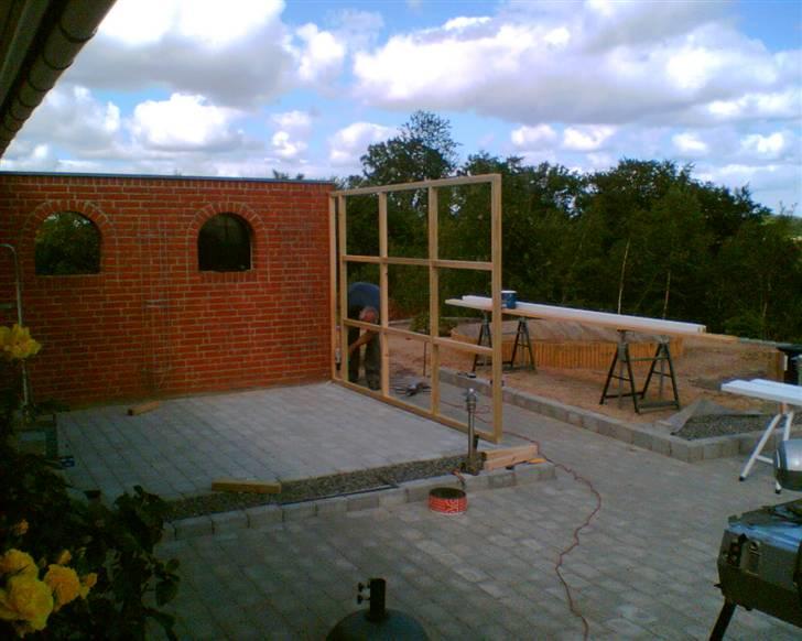 Bygning af kattegård ! billede 3