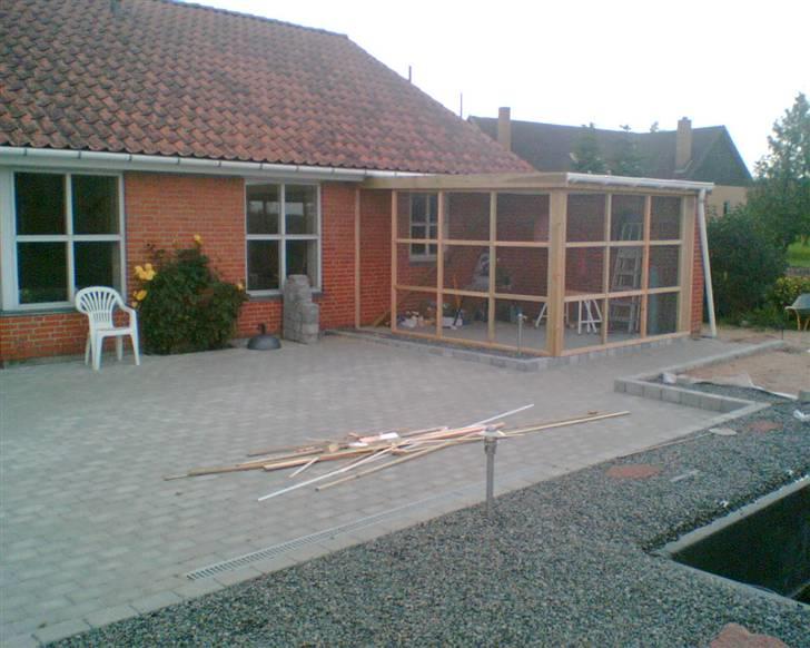 Bygning af kattegård ! billede 7