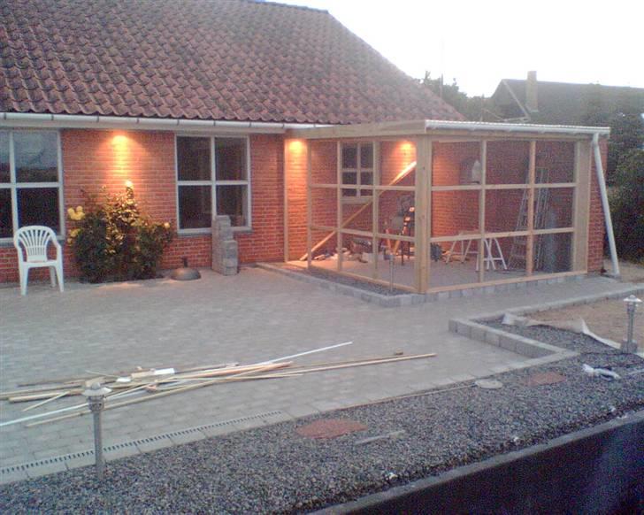 Bygning af kattegård ! billede 11