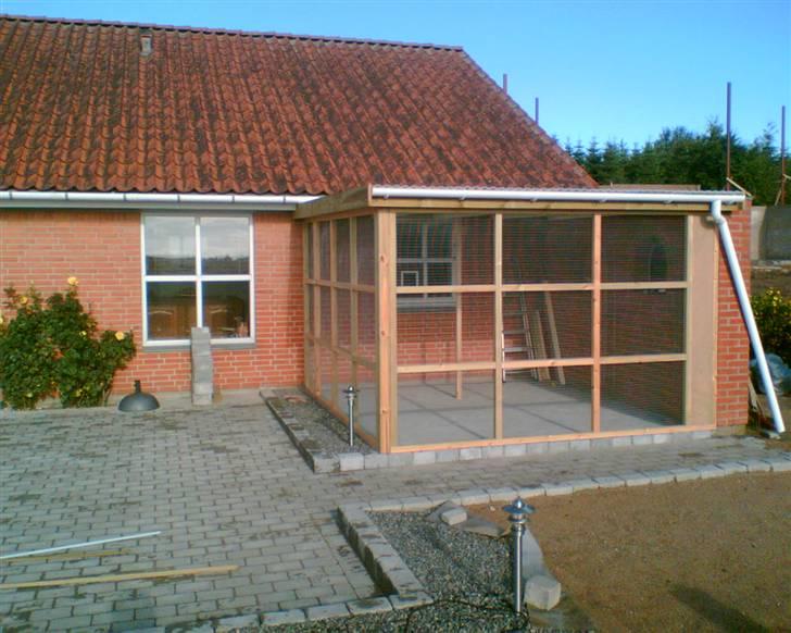 Bygning af kattegård ! billede 15