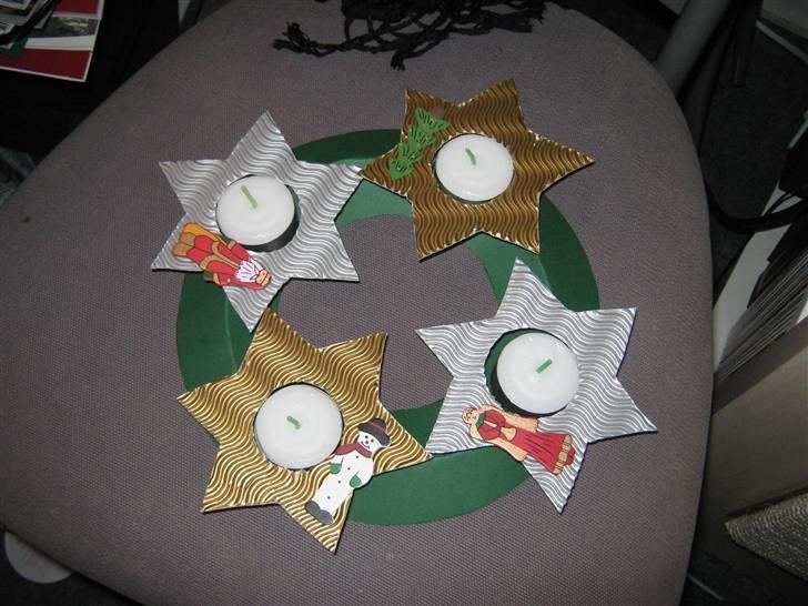 Kreativ - Hjemmelavet kattevenlig adventkrans billede 6