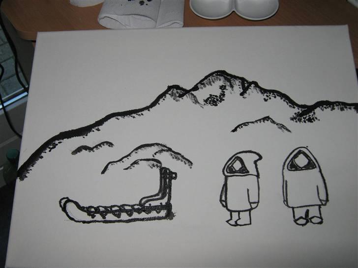 Kreativ - Motiv malet på billede 16