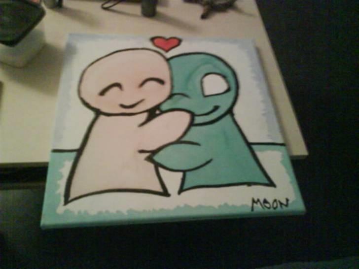 Kreativ - Malet til kæresten :D billede 18