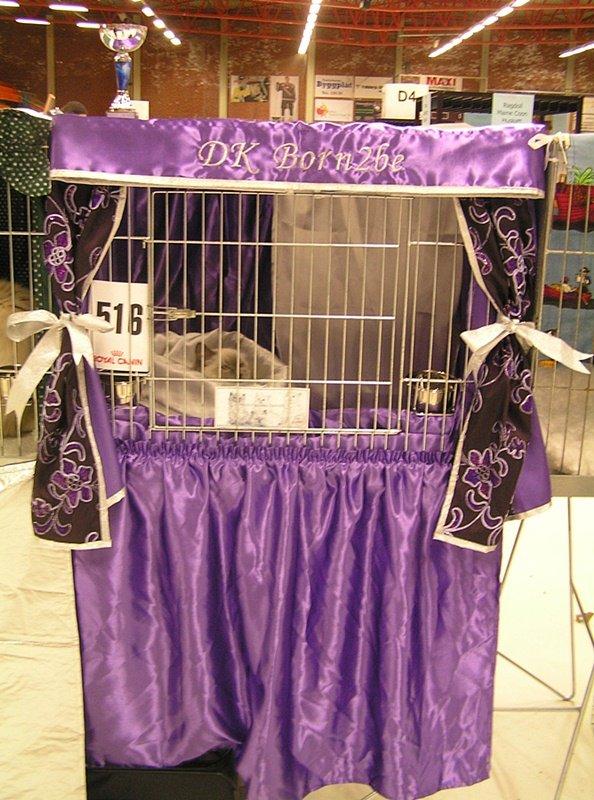 Ragdoll DK Big-Bang BigChrunch Yulla - Yulla i sit bur ved show i Trelleborg, Sverige hvor hun blev NOM. billede 19