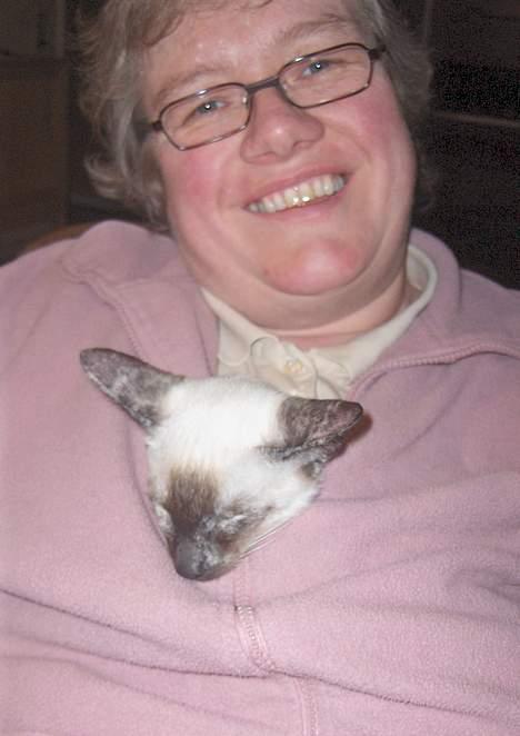 Siameser Kulle  - Kulle sover hos mor billede 9