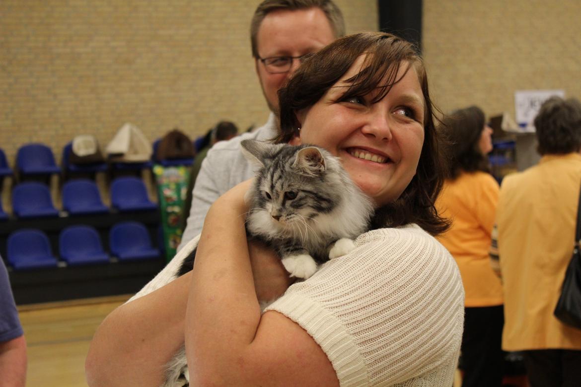 Kurilean Bobtail Noble Clan's Amrita - Min menneskesøster, Kristina og jeg. billede 6