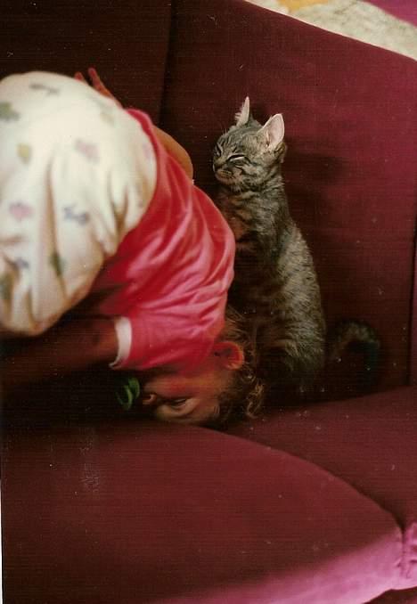 Blanding af racer Sille, *DØD 3/4 -06* - Sille og jeg, det må være i 1993, hvor vi begge er to år :) billede 17