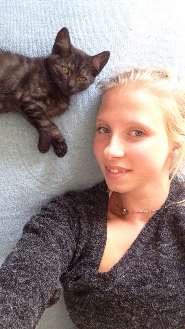 Huskat Luna <3 - Luna og jeg tager selfie <3 billede 11