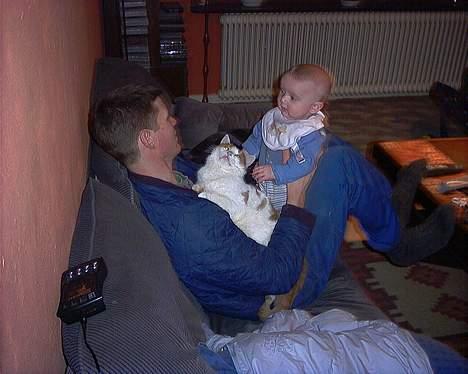 Blanding af racer Freja *Død den 8/9-08* - Freja imellem Thomas (min søn) og Jesper (min kæreste). billede 14