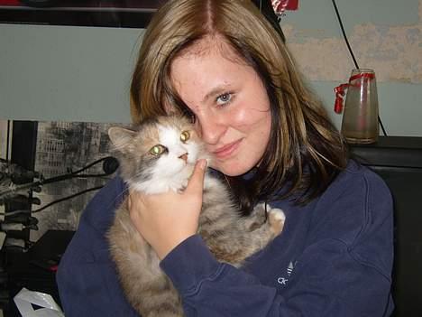 Norsk Skovkat Beuti - Her holder jeg hende lige billede 5