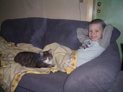 Huskat Snowie - Basse er min bedste legekammerat, men lige nu slapper vi bare af. billede 9