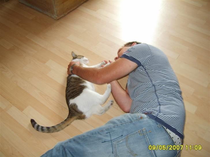 Huskat Anton - Her er jeg sammen med min far vi hygge leger lidt billede 8