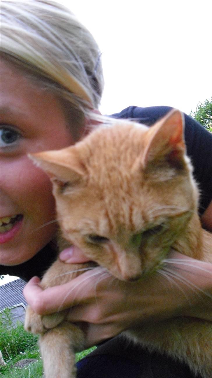 Huskat Lurifax - Mig og Lurifax i haven :) billede 9