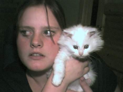 Blanding af racer Snowball - Her har vi Snowball(det er meg som er i bakgrunnen,men eg ser jo helt teit ut der=p) billede 8