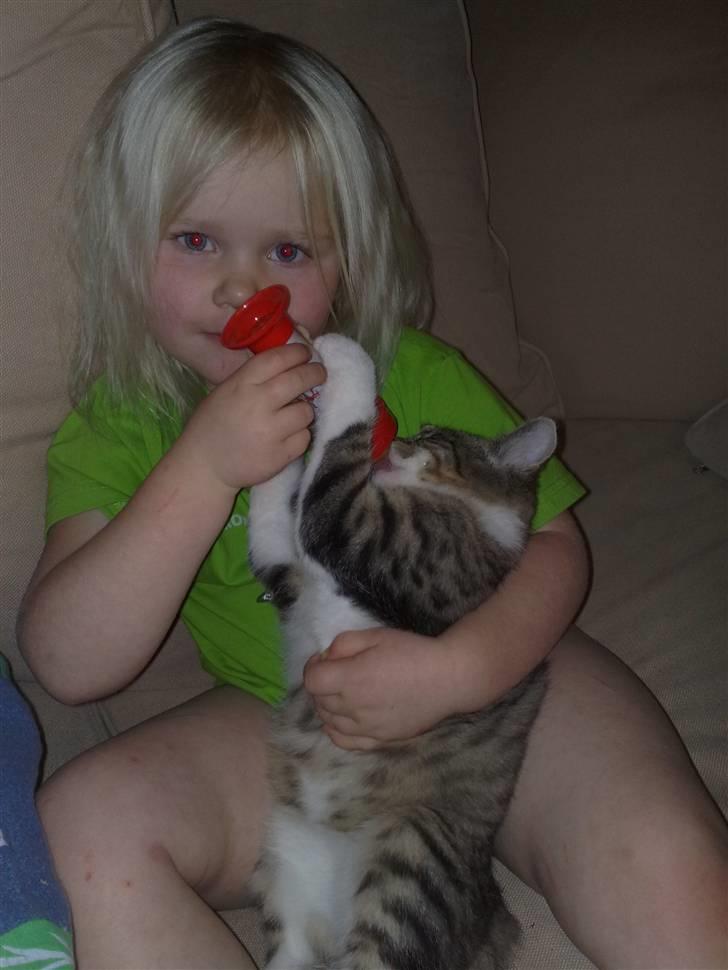 Huskat Knirke - For stor ??? Hvem siger man bliver for stor til sin sutteflaske ?? billede 11