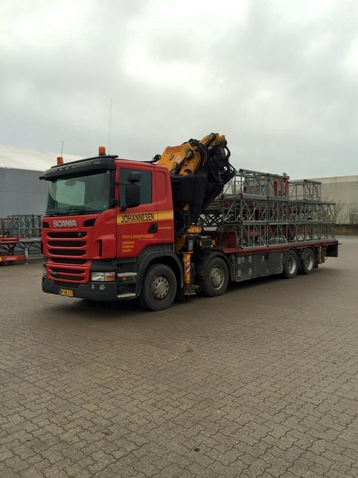 Johannesen Kran - Transport af arbejdsplatform billede 8