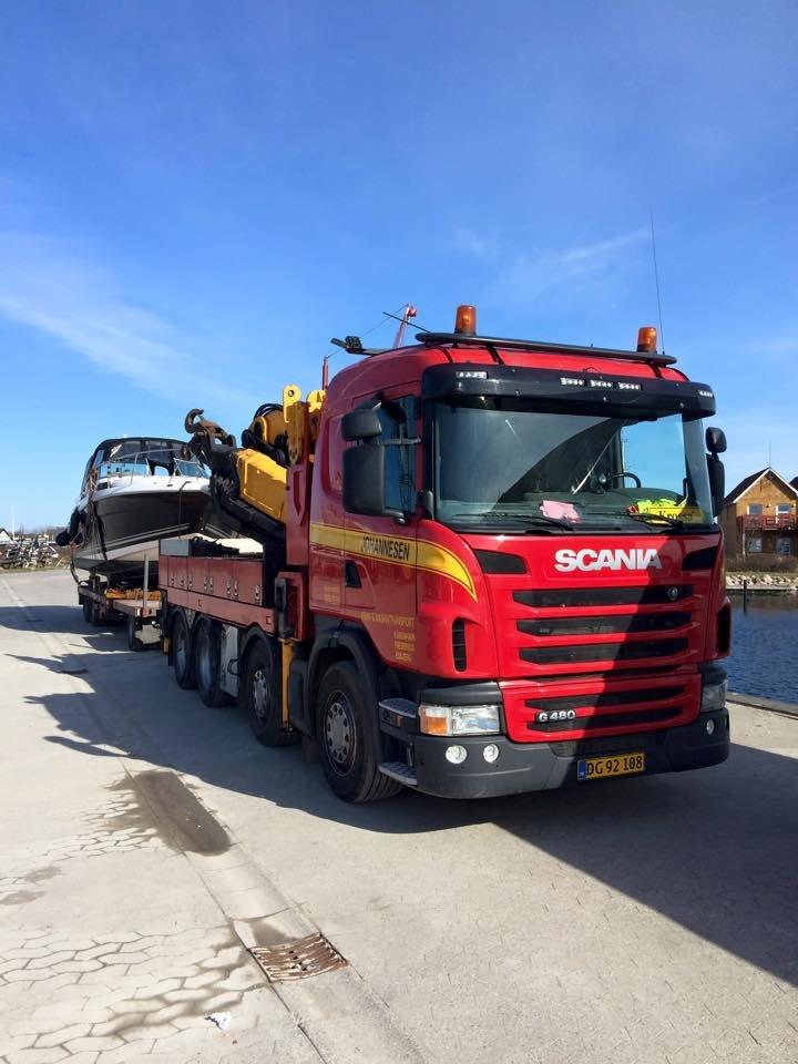 Johannesen Kran - Transport af motorbåd billede 14