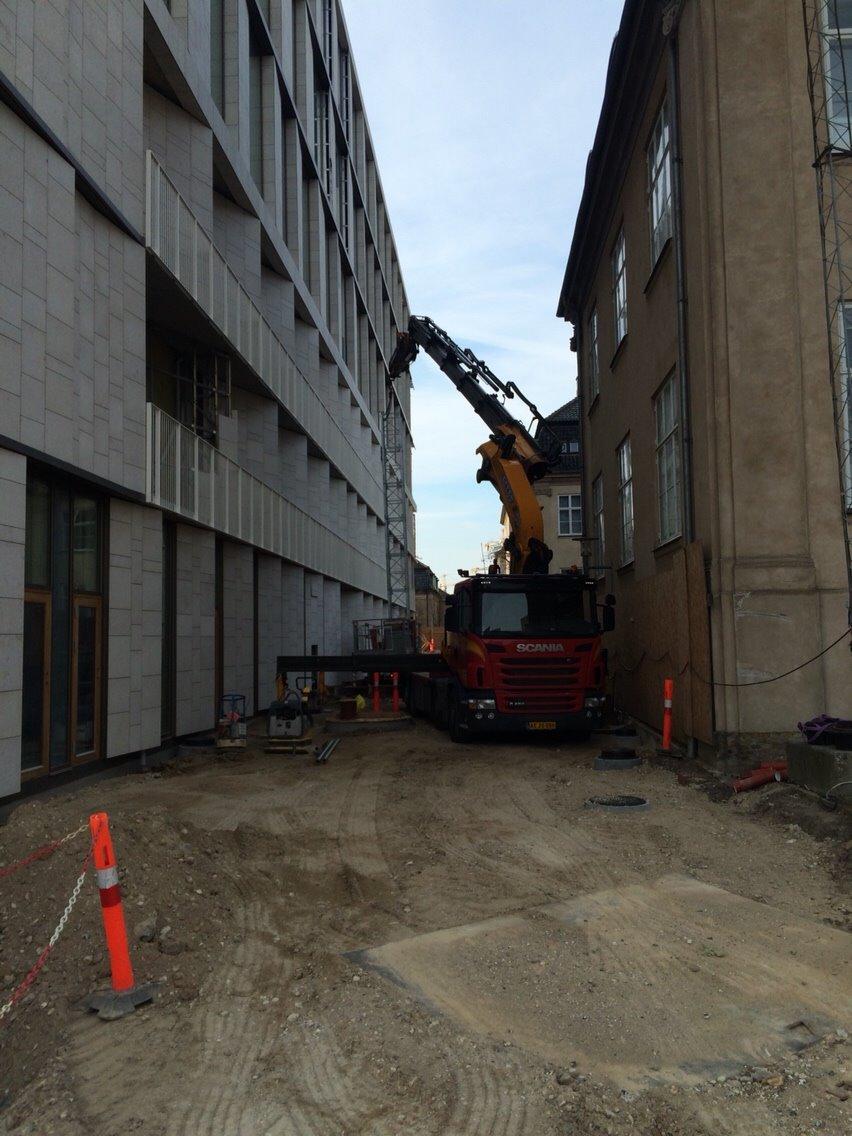 Johannesen Kran - Mont. arbejdsplatform på Rigshospitalet billede 25