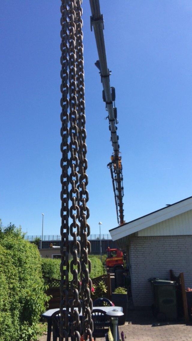 Johannesen Kran - Henter et svensk bad med 37 meter arm.. billede 35