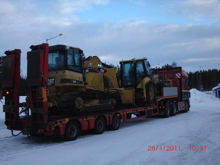 Mit varierende job - Første tur til Arjeplogh, Sverige.
2 x CAT maskiner. billede 9