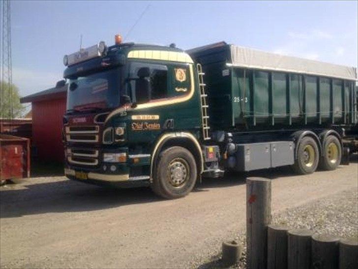 Olaf Jensen A/S  - Scania P420 med wirehejs og overførdsels anhænger ( køre olie om vinteren for OK ) billede 4