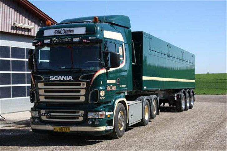 Olaf Jensen A/S  - Scania R500 v8 Boggie trækker med 48 m3 der billede 1