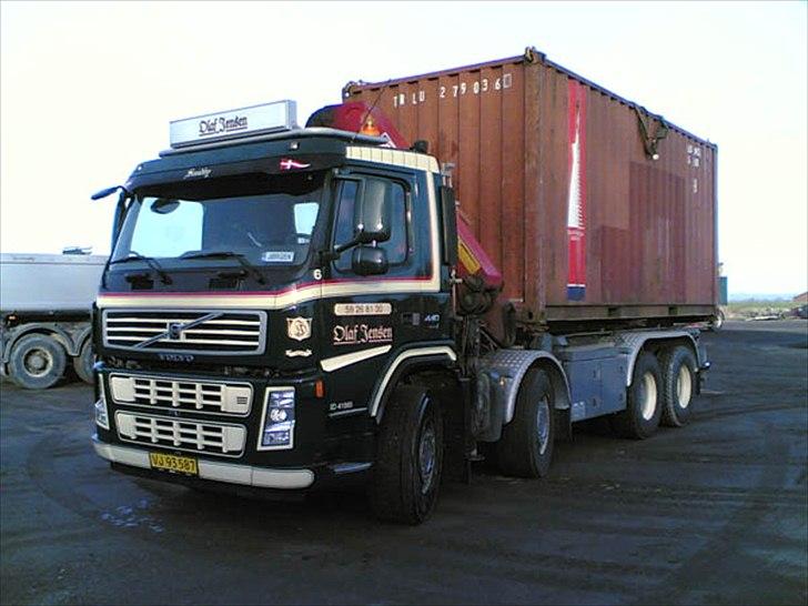 Olaf Jensen A/S  - Volvo Fm 12 med formonteret kran / Wirehejs billede 7