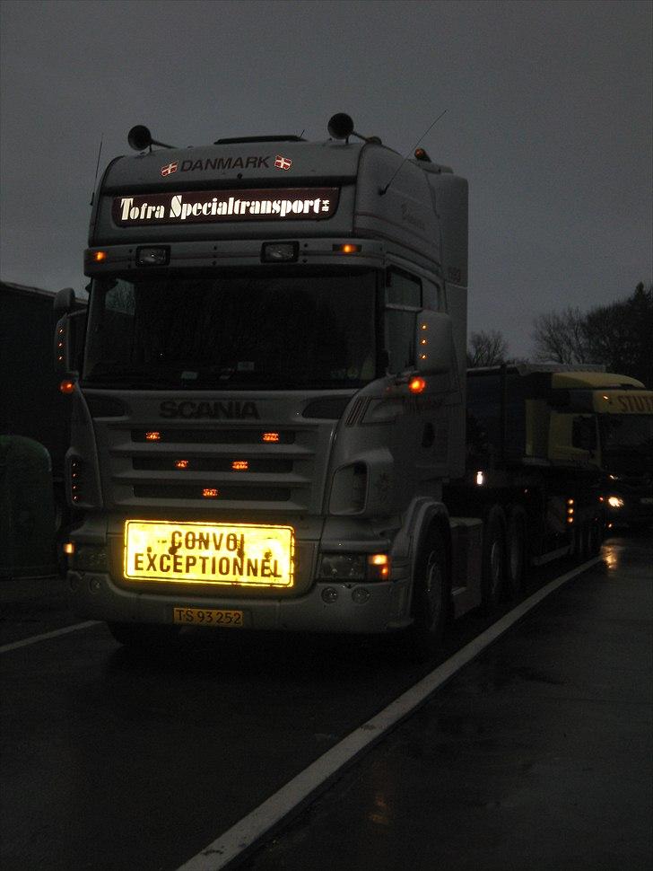 Scania R500 - På vej til Gornichem i Holland med 12 meter lange og 3,10 meter bredde jernplader.. billede 5