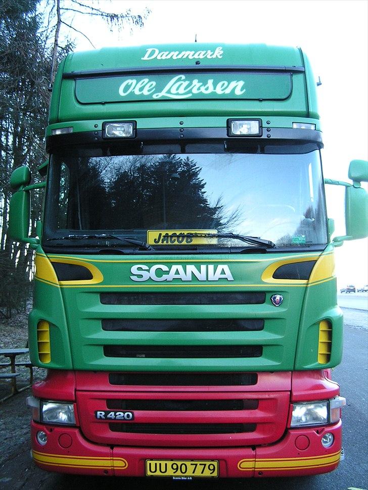 Scania R420 6x2 - "Obligatorisk" navneskilt. Med refleks. billede 8