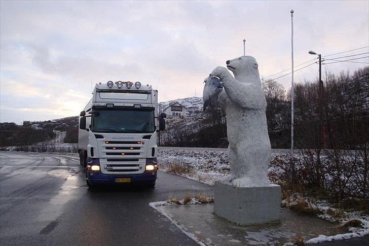 Scania R-500 - På vej hjem fra kirkenes billede 4