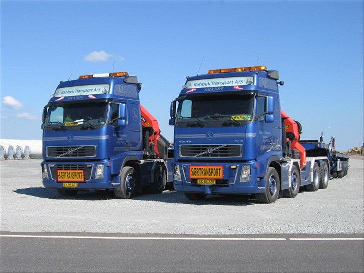 Volvo FH 16 - min makker og mig 2 kraner til at læsse og aflæsse billede 7