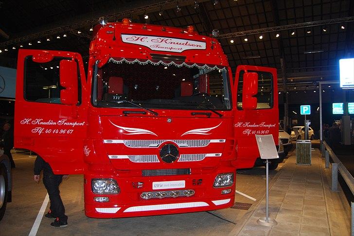 Mercedes Actros - Står ved Hessels stand ved transport messen i herning. billede 11