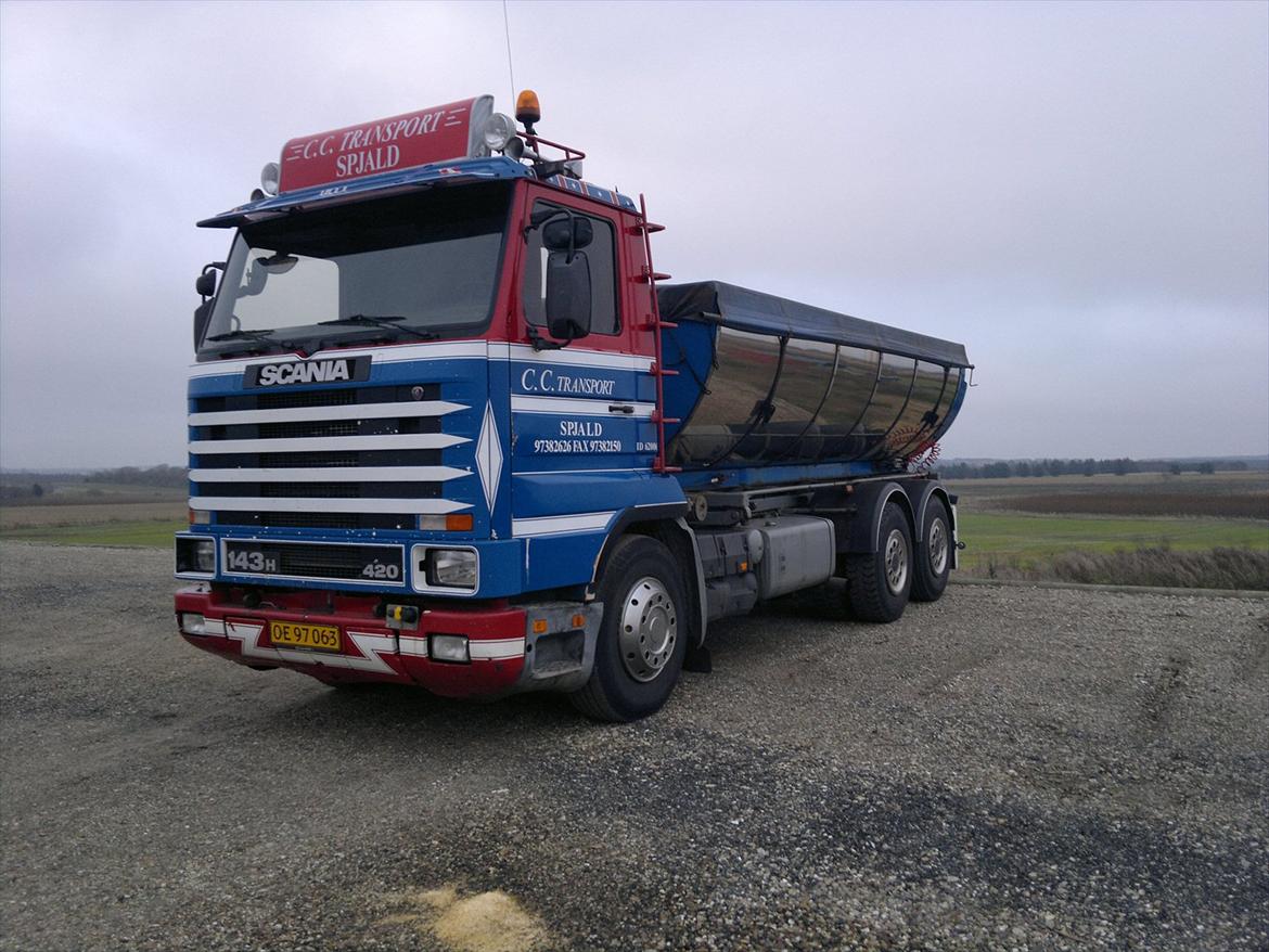 Scania 143-420 Streamline - Efter endt arbejdsdag tilbage i Spjald billede 6