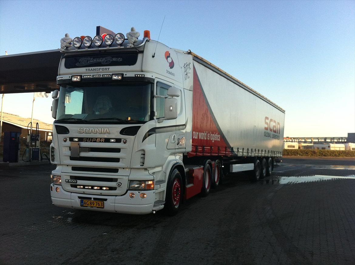 Scania R500 - OK Støvring, ny vasket og klar til Trondheim billede 11