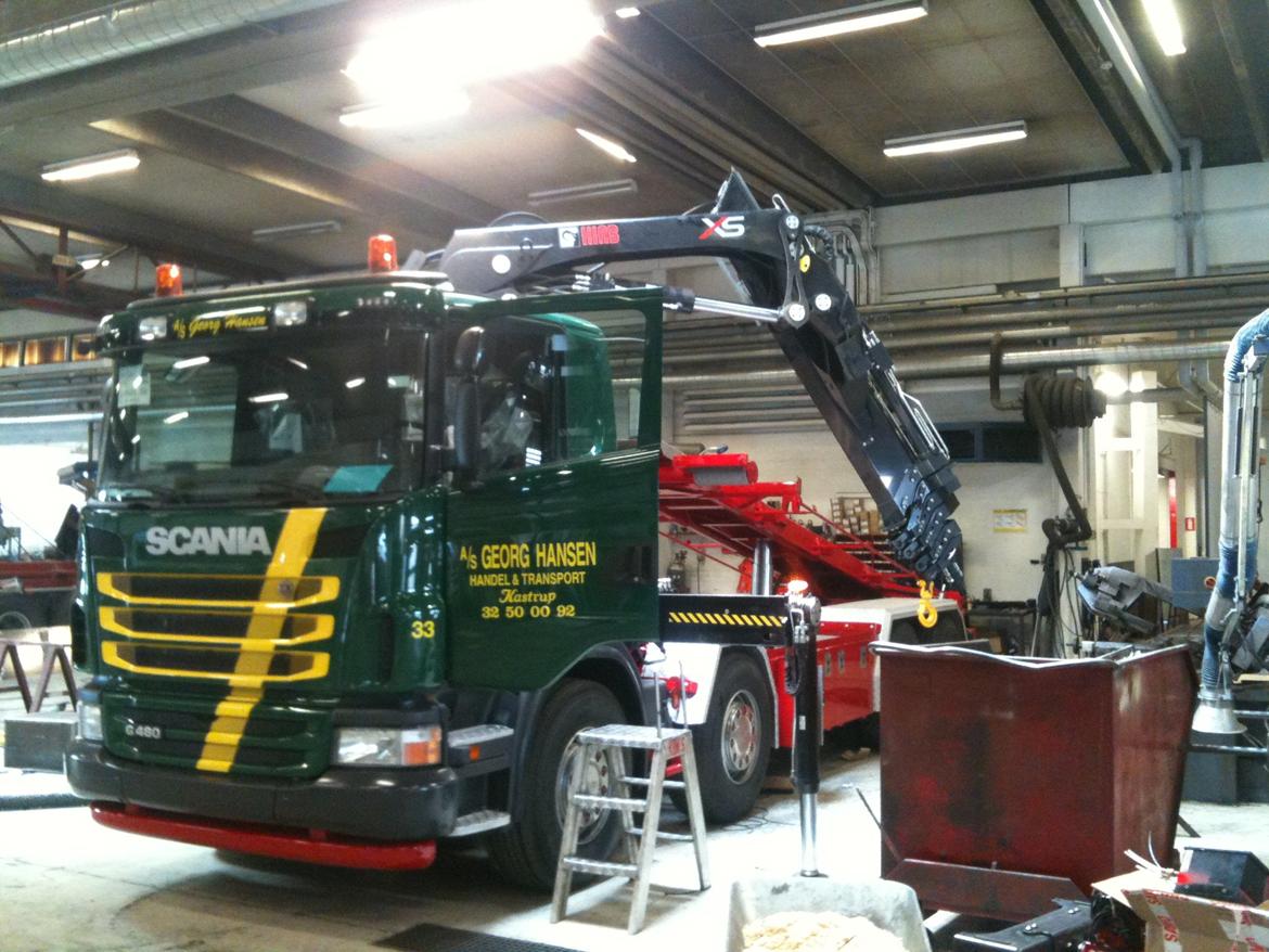 Scania G 480 - Opticruise - Så har den været hos automaler og således kommer den til at se ud - som alle vores andre biler :-) billede 2