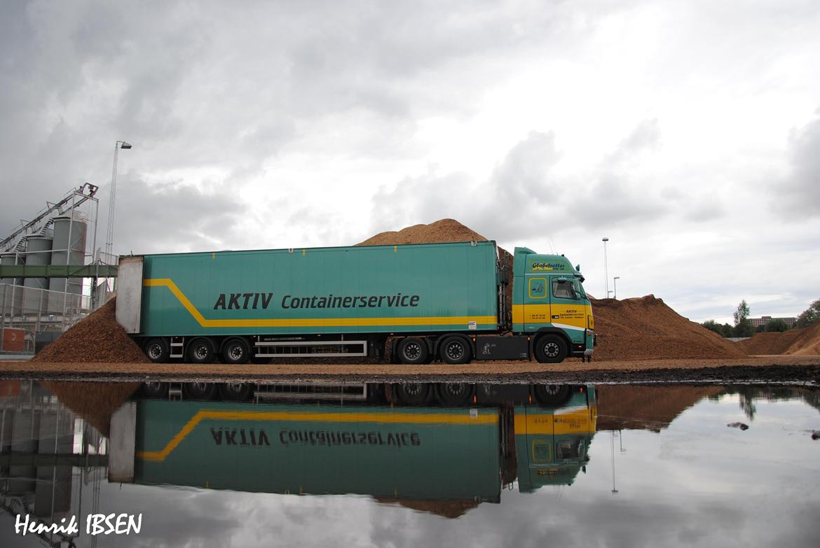 Volvo FH16 - Verdo Randers, med et læs flis fra Århus Havn billede 1