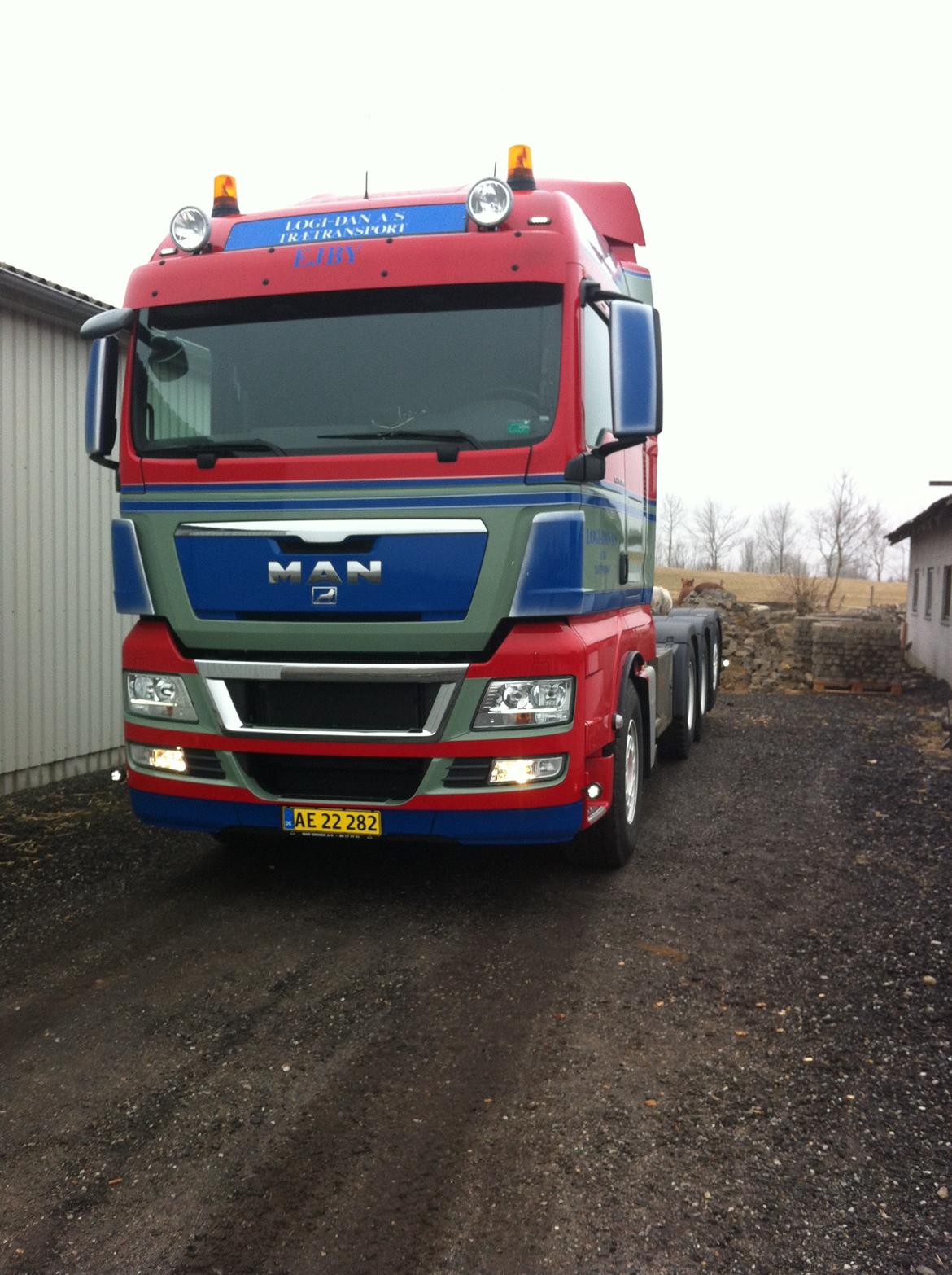 MAN TGX 35.540 - Da jeg lige havde hentet den. billede 14