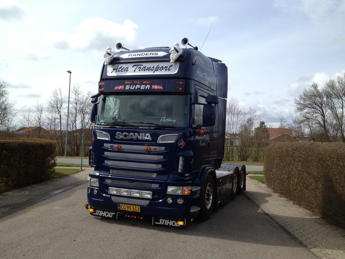 Scania R500 - Så blev fronten malet, så sådan ser den ud lige nu billede 1