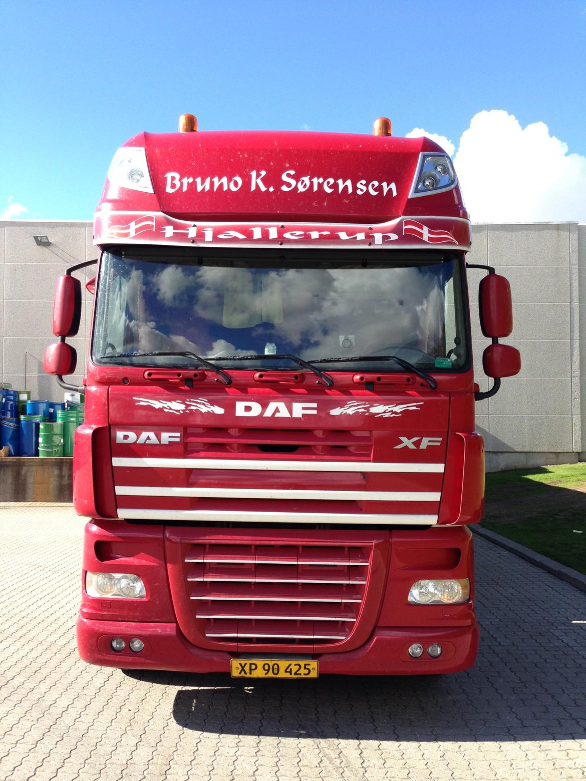 DAF XF 105.460 - Aflæsning af frost hos Fynbo Foods, Vrå. billede 3