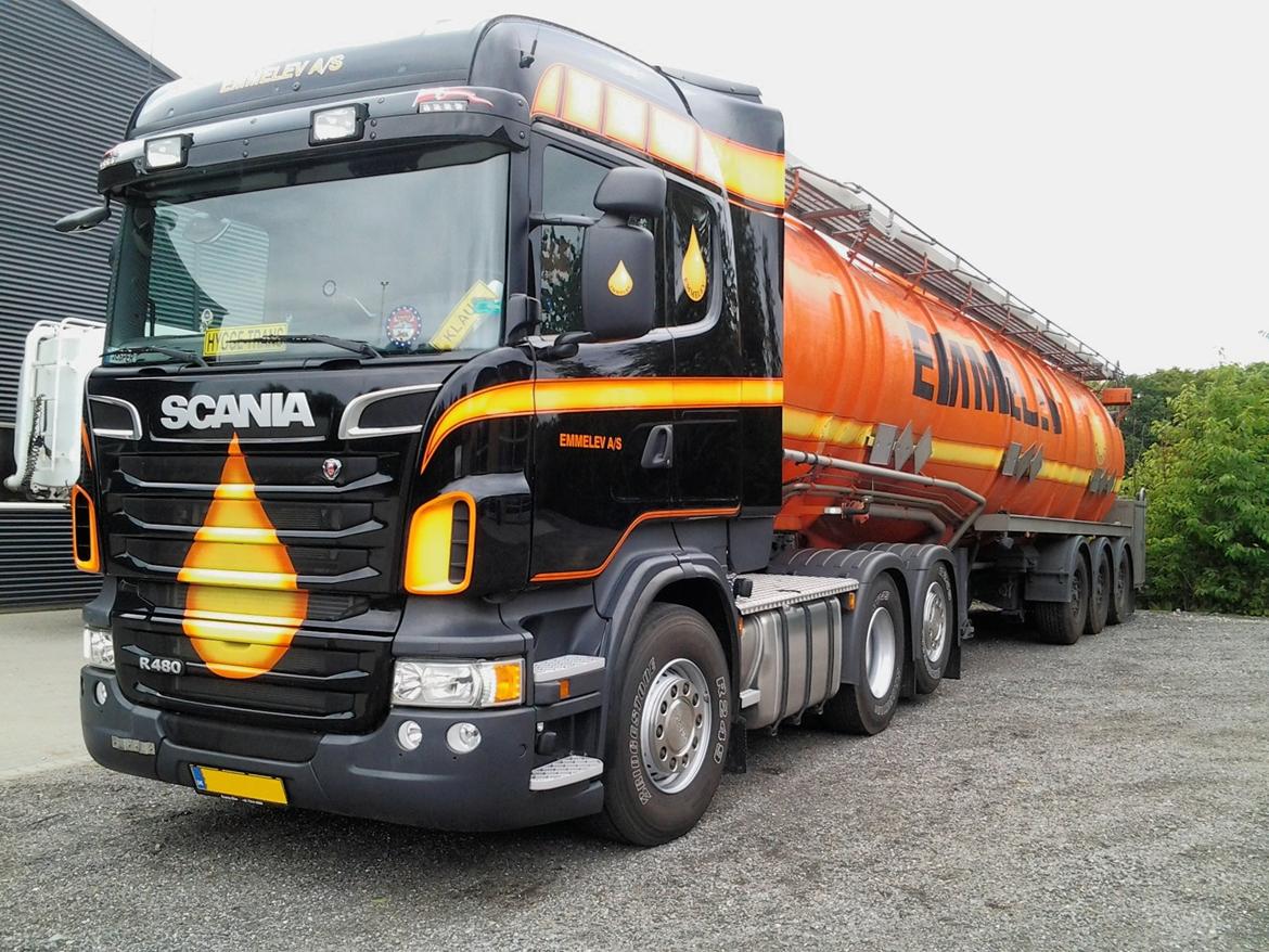 Scania R 480 - Første tur med trailer billede 1
