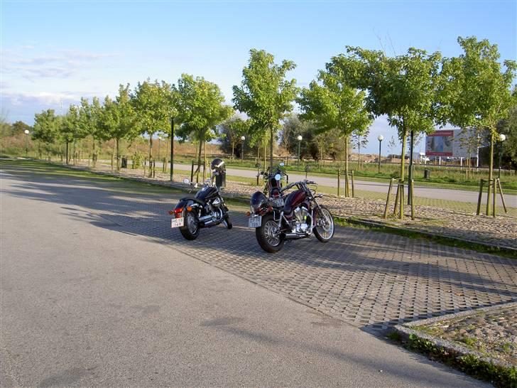 Tirsdagstræf i Löddeköpinge - To Tøffere og en in spe, Dan havde lånt sin fars Yams XS750 billede 1