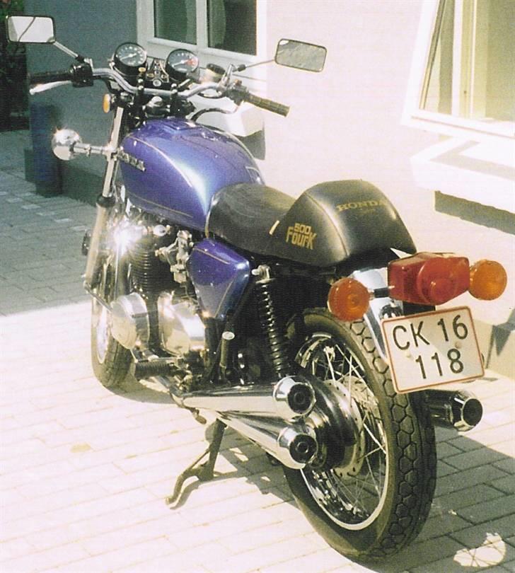 Min gamle/første Honda cb 500 four 77` billede 3