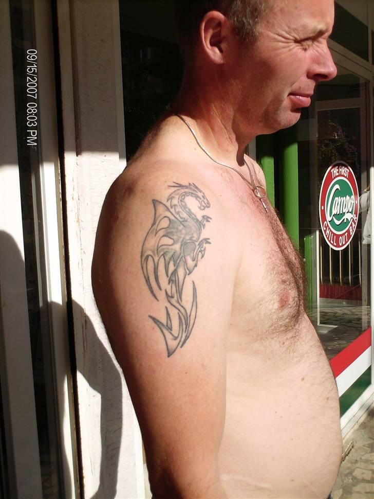 Mine tattoo - Denne cover up  blev lavet i 2005. billede 4