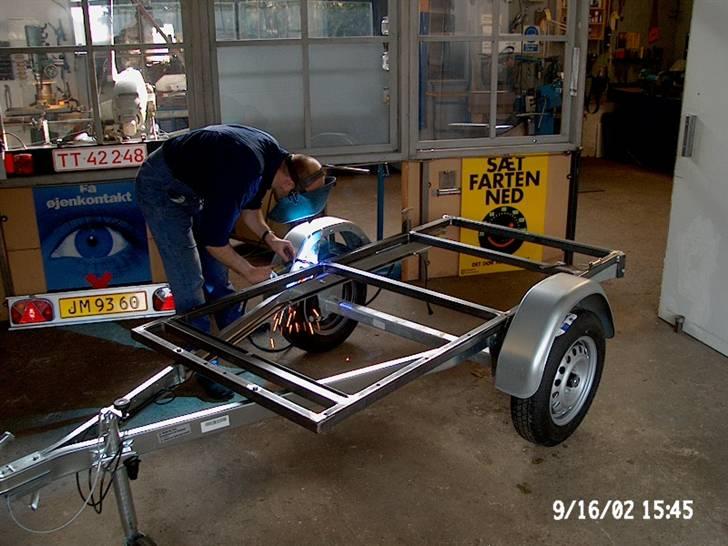 At bygge en MC trailer. billede 4