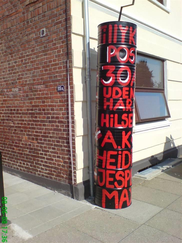 Post 30 År - Pebersvend - Så kom den på plads på adressen ;-) billede 23