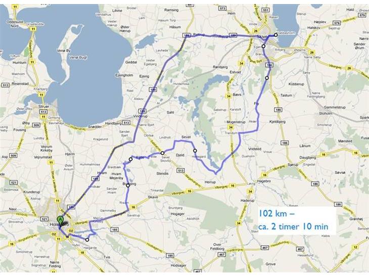 Ruter fra Holstebro - Holstebro - Skive billede 1