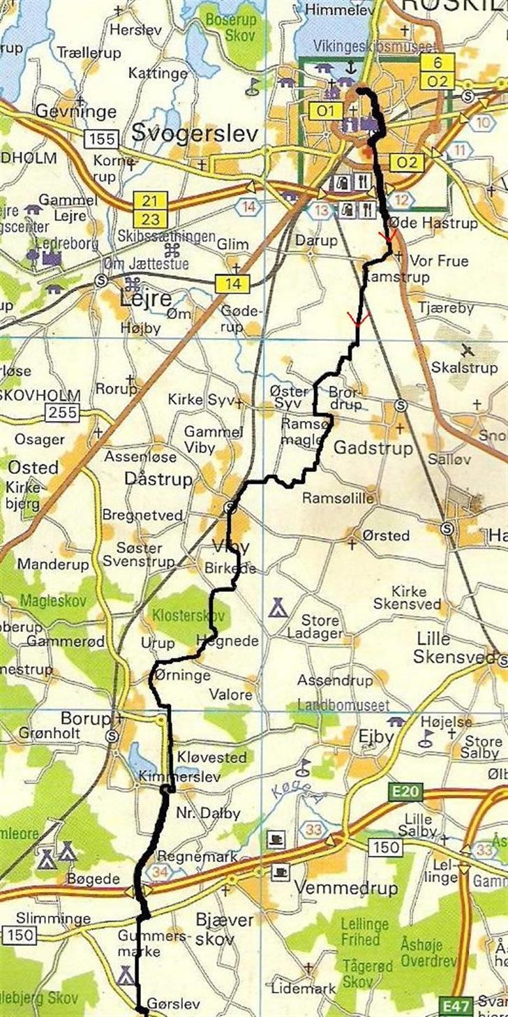 Rutekort Sjælland - Sydøst  start billede 26