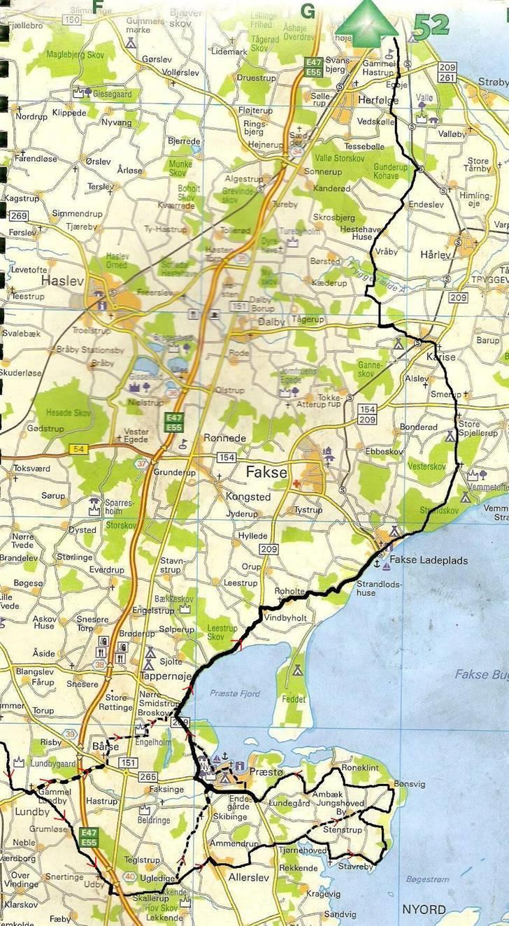 Rutekort Sjælland - Syd 3 c - Jungshoved billede 22